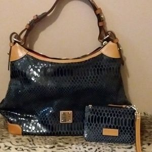 Dooney and Burke bag with matching coin purse